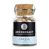 Ankerkraut Chilisalz, mild-scharfes Salz zum Finishen von Grillfleisch, Aufläufen und Suppen, 150g im Korkenglas