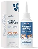 Pawlie's Ohrenreiniger Hund - Natürlicher Ohrreiniger für Hunde bei Juckreiz & Ohrenentzündung Hund | Sanfte Ohrenpflege für Hunde, Ohrentropfen für Hunde | Ohrenpflege Hund & Katze