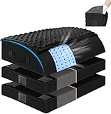 KingPavonini Fußstütze Schreibtisch, Gel-Memory-Schaum Fußbank, 3 Höhen verstellbar, wärmende Fußtasche für Rücken, Hüfte, Beine Discomfort Relief, ergonomische Footrest für Bürostuhl & Gaming-Stuhl