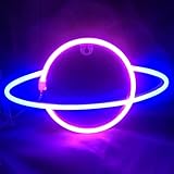 Hangrow Planet Neon Light, Acryl Neon Schild LED für...