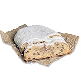 Bäckerei Claus Marzipanstollen 1500g im Geschenkkarton handgemachter Stollen frisch und saftig mit Marzipan nach traditionellen Familienrezept 1,5-kg