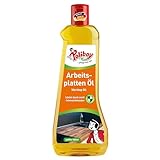 Poliboy - Arbeitsplatten Öl - für unbehandelte und geölte Hölzer - schützt vor Wasser und Schmutz - Einzeln - 500ml - Made in Germany