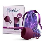 Merula Cup galaxy (violett) - One size Menstruationstasse...