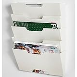 Ikea Ikea Office Product Kvissle Zeitschriftensammler, Metall, Weiß