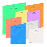 Münzrollpapier Set für Euro Münzen je 50x (0,01 € / 0,02 € / 0,05 € / 0,10 € / 0,20 € / 0,50 € / 1,00 € / 2,00 € Papier) für Geldrollen/Rollgeld Münzrollenpapier/Handrollpapier 1 Cent bis 2 Euro/NEU