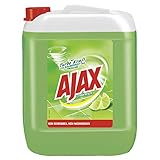 Ajax Allzweckreiniger Citrofrische 10L - Reiniger für Sauberkeit und Frische, ideal für Büro, Betrieb, Praxis oder zu Hause, im praktischen Kanister