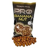 Starbaits Bouillettes Pro Bananen-Nuss-Boilies, 800 g, 20...