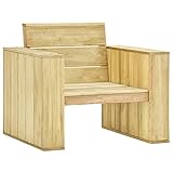 SKM 3-TLG. Garten-Lounge-Set mit Kissen Kiefernholz Imprägniert, Weight: 142.6 kg, 3065811