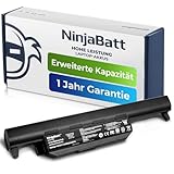 NinjaBatt Akku A32-K55 für Asus ASUS X75V F75VD X75A R500V F75V F75VB F75VC R503U R503A R503C K55VD X75VD K75VM K75VD K75DE K55 K55N K55VM K45VS K45VJ K55DR A32-K55X - [6 Zellens/4400mAh/48Wh]