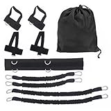 10pcs/Set -Boxwiderstandsbänder Verstellbare Taillengurtwiderstandsbänder Set Männer mit Aufbewahrungsbeutel -Latex -Boxausrüstung für Agilitys -Training