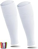 A R O C SPORTS TUBE Socken | Unisex One-Size | UNBRANDED | in vielen verschiedenen Farben | Sleeve/Stutzen für Fußball (Weiß)