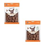 Dokas Dog Insekten-Happen mit Mehlwürmern, Grillen und Karotten | Doppelpack | 2 x 100 g | Hundesnack als Belohnung zwischen den üblichen Mahlzeiten | Aus alternativen Proteinquellen