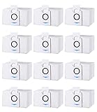 12 Stück Staubbeutel Zubehör für Ecovacs Deebot X1 Omni & X1 e Omni,T20 omni,T20e Omni Absaugstation, Ersatzteile Vacuum Bags Kompatibel mit Ecovacs Deebot, 3.2L Großer Kapazität Staubsaugerbeutel