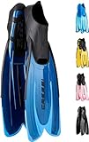 Cressi Agua - Unisex Premium Flossen Self Adjusting zum...