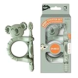 Zahnbürste Kinder - Dr.BEST Baby Starter Set: Beißring und Lernzahnbürste für Babys im Alter von 3 bis 12 Monaten, entwickelt mit Kinderzahnexperten, 1 Stück