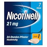 Nicotinell pflaster 21 mg / 24-Stunden-Nikotinpflaster, 7 St.: Pflasterstärke Stark. Raucherentwöhnung. Mit der Steady-Flow Technologie hilft. Nikotinpflaster. Rauchen aufhören. Nikotin aufhören