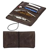 Tabaktasche aus Leder für 30g Tabakbeutel, Echtleder...