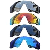 Acefrog 4 Paar polarisierte Ersatzgläser für Oakley Jawbreaker OO9290 Sonnenbrille, perfekte Passform, bruchsicher, kratzfest, Value Pack