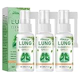 3 Stück Lung Enhancement and Care Inhaler,Lungenreinigungsspray,Lung Cleansing Spray,Klären Den Atemschleim,Schützen die Lungengesundheit,für die Meisten Menschen Geeignet