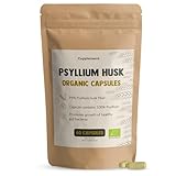 Cupplement - Psylliumfasern 100 Kapseln - Husk Organic - Kein Pulver oder Tabletten - Flohsamenschalen Bio - Leinsamen - Supplements - Superfood - Ballaststoffe- Superfood