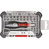 Bosch 42tlg. Schraubendreher Set Präzisions- und Standardbits (für Präzisionsschrauben, Zubehör Schrauberbits und Steckschlüssel) - Amazon Edition