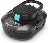 TALOSBO Pleco S1 Poolroboter, 80 Min Automatische Reinigung, Dual Motoren Poolreiniger Selbsteinparkfunktion mit 2,5 Stunden Ladezeit Poolsauger Akku für Flache Böden Pools