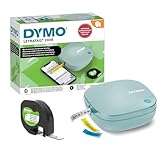DYMO LetraTag 200B-Beschriftungsgerät mit Bluetooth| verbindet Sich über Wireless Bluetooth-Technologie mit iOS und Android | inklusive 1 x Papierschriftband in Weiß | Daydream Blue