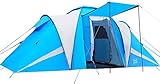 TIMBER RIDGE Zelt 6 Personen 2 Kabinen Campingzelt mit...