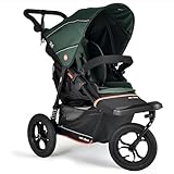 Out'n'About Nipper V6 Kinderwagen, leichter All-Terrain 3-Rad-Buggy mit 30,5 cm luftgefüllten Reifen, kompakter faltbarer Kinderwagen für Neugeborene bis Kleinkinder, kompatibel mit Autositz und