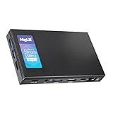 MeLE Quieter4C Lüfterloser Mini PC 12th Alder Lake N100 (bis zu 3.4GHz, 4C/4T) 16GB LPDDR4x 512GB Schreibtisch Kleiner Computer Win11 Pro 4K Dreifach-Display Alles in Einem USB-C WiFi 5 BT5.1 Ethernet