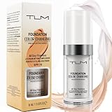 30ML TLM Makellose Farbwechsel-Foundation, warmer Hautton, natürliche Mischung, feuchtigkeitsspendende Grundierung, langanhaltend, wasserdicht, porlos, flüssig, LSF 15, für Gesichts-Make-up