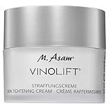 M. Asam VINOLIFT Straffungscreme (50ml) – Straffende Creme für trockene Haut, reduziert Linien & Falten, pflegende Gesichtscreme mit Traubenstammzellen, verkapseltem OPC, Resveratrol & Vitamin E