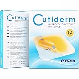 Cutiderm Hydrokolloid Wundauflagen, steril, 10 Stück (7.5cm x 7.5cm)