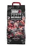 Weber Premium Holzkohle (3kg Sack), für schnelle & heiße Glut, ideal zum scharfen Angrillen des Grillguts, 100% natürliches Holz, EU-Produkt, nachhaltig gewonnen, FSC zertifiziert (17828)