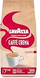 Lavazza, Caffè Crema Classico, Arabica & Robusta Kaffeebohnen, Ideal für Espressomaschinen, mit Aromanoten von Getrockneten Früchten, Starker Geschmack, Intensität 7/10, Mittlere Röstung, 1 Kg