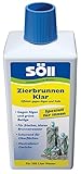 Söll 83691 ZierbrunnenKlar 500 ml - effektiver Zierbrunnenreiniger, Brunnenreinigung für Zimmerbrunnen Dekobrunnen, gegen Algen und Kalk