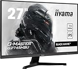 iiyama G-MASTER Black Hawk G2745HSU-B1 68,5cm 27' IPS LED Gaming Monitor Full-HD HDMI DP USB2.0 1ms FreeSync schwarz