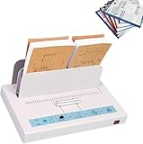 Wärmebindemaschine für Dokumente, Kompaktes Thermobindegerät mit gleichmäßiger Erwärmung, 1-50 mm Dicke für Büroverträge & Berichte