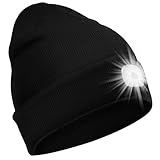 SPGOOD LED Beanie Beleuchtete Mütze mit...