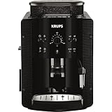 Krups EA8108 Espresso Kaffee Vollautomat mit CappuccinoPlus Milchdüse, schwarz