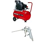 Einhell Kompressor TC-AC 190/24/8 max. 8 bar, 24 l-Tank, Ölschmierung + Ausblaspistole passend für Kompressoren