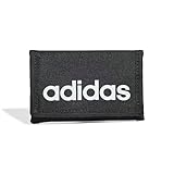 Adidas Unisex LINEAR Wallet, Black/White, One Size