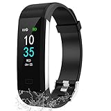 LEBEXY Fitness Armband Schrittzähler, Fitness Tracker mit Kalorienzähler, IP68 Wasserdichter Smartwatch Fitness Uhr Sportuhr Aktivitätstracker