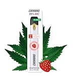 Canabro Vape 99% hochdosiert - ohne Nikotin - 0,5 ml - angenehmer Geschmack - Original (Erdbeere)