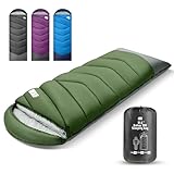 30°F Adult Cold Weather Sleeping Bag - Tragbarer, wasserdichter, 4lb/1.8KG Leichter Schlafsack mit Kompressionssack für Camping, Wandern, Reisen, Outdoor- und Indoor-Aktivitäten