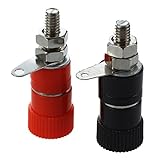 Aboiled R 10 Stueck 3.8 mm Gewinde 4mm Bananenstecker Buchse Binding Post Anschluss Klemme