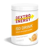 DEXTRO ENERGY ISO DRINK ORANGE FRESH (440g) - Isotonisches Getränkepulver mit Natrium, Magnesium, Kalium, Chlorid, schnellen Kohlenhydratversorgung, Booster mit Elektrolyten, Glutenfrei, Laktosefrei