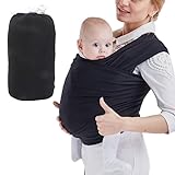 Baby Tragetuch Neugeborene,Weich Tragetuch Baby,Bequemes Babytragetuch Ohne Knoten, Elastisches Tragetuch Baby für Kleinkinder,Ergonomisches Baby Tragetuch für Babys & Neugeborene ab Geburt 3-16 kg