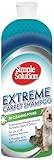 Simple Solution Extreme Carpet Shampoo | Professioneller Flecken- und Geruchsentferner für Haustiere | Kompatibel mit allen Reinigungsmaschinen