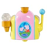 Toomies Tomy Peppa Pig Bubble Ice Cream Maker, Baby Bath Toy, Ice Cream Themed Bubble Making Toy, Kids Water Play Suitable for 18 Months, 2, 3 & 4 Year Old Boys & Girls